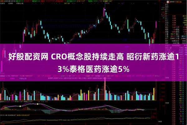 好股配资网 CRO概念股持续走高 昭衍新药涨逾13%泰格医药涨逾5%